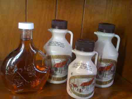 Maple syrup jugs