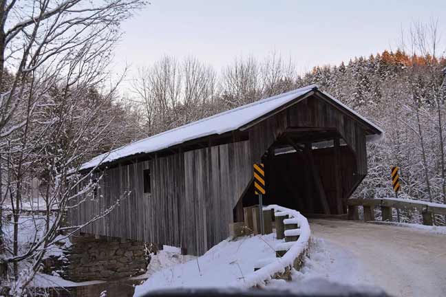 Covered Bridge Winter