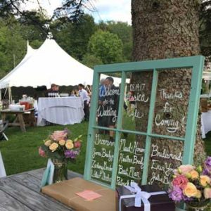 wedding day set up | Sterling Ridge Resort