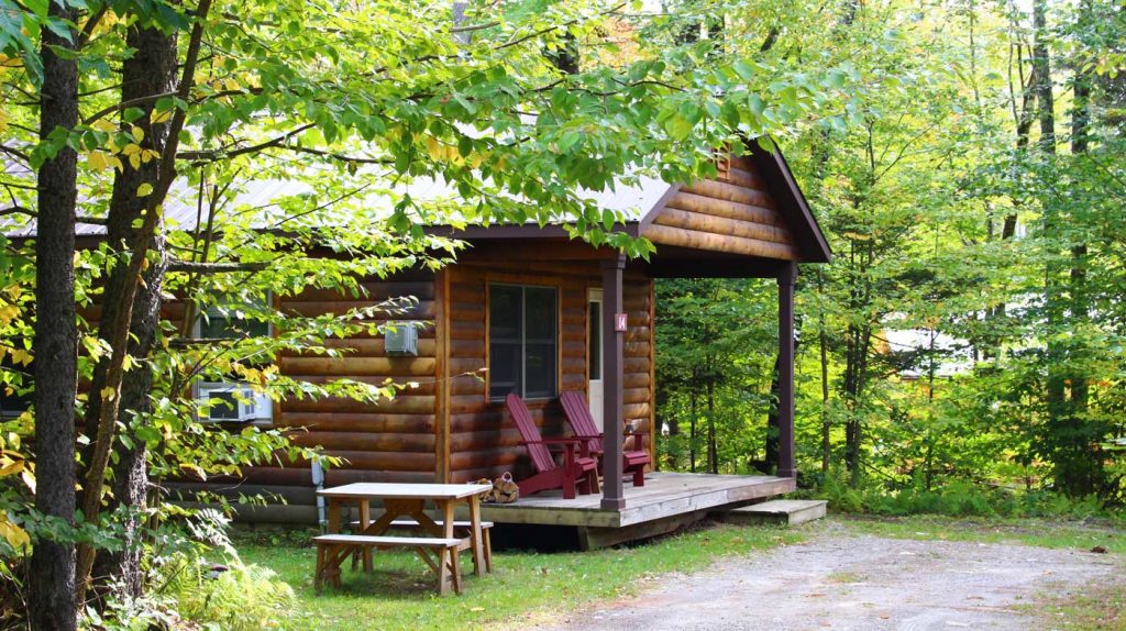 romantic cabin in Vermont