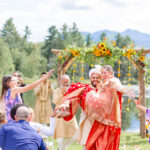 vermont wedding colorful cultural outdoor ceremony