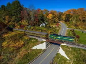green mountain railroad foliage train