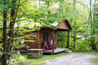 vermont log cabin rental - studio cabin at sterling ridge resort
